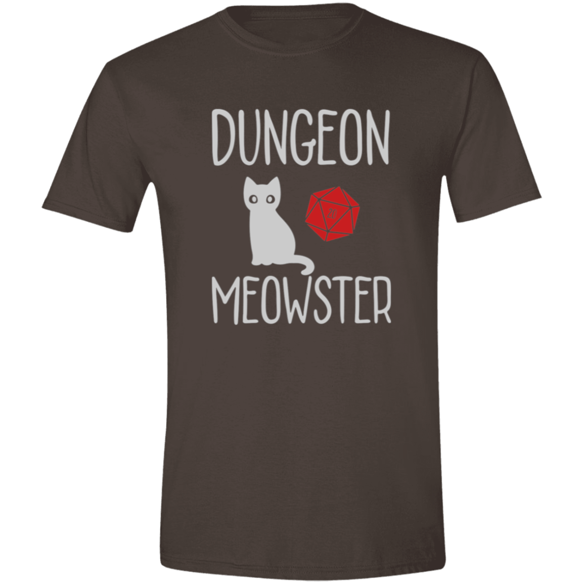 Dungeon Meowster RPG Mens Softstyle Tee - Gifternaut