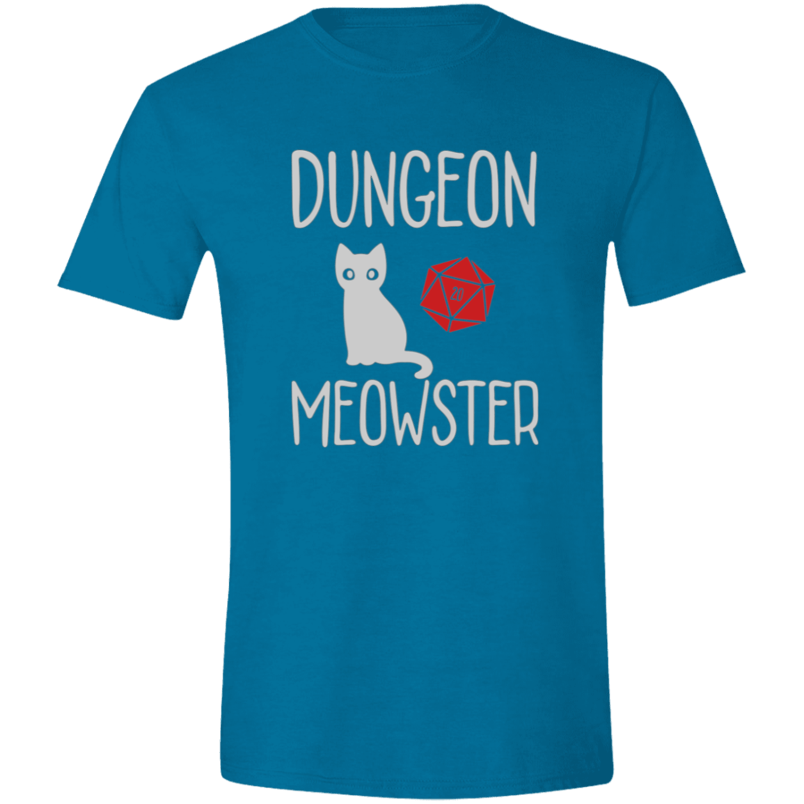 Dungeon Meowster RPG Mens Softstyle Tee - Gifternaut