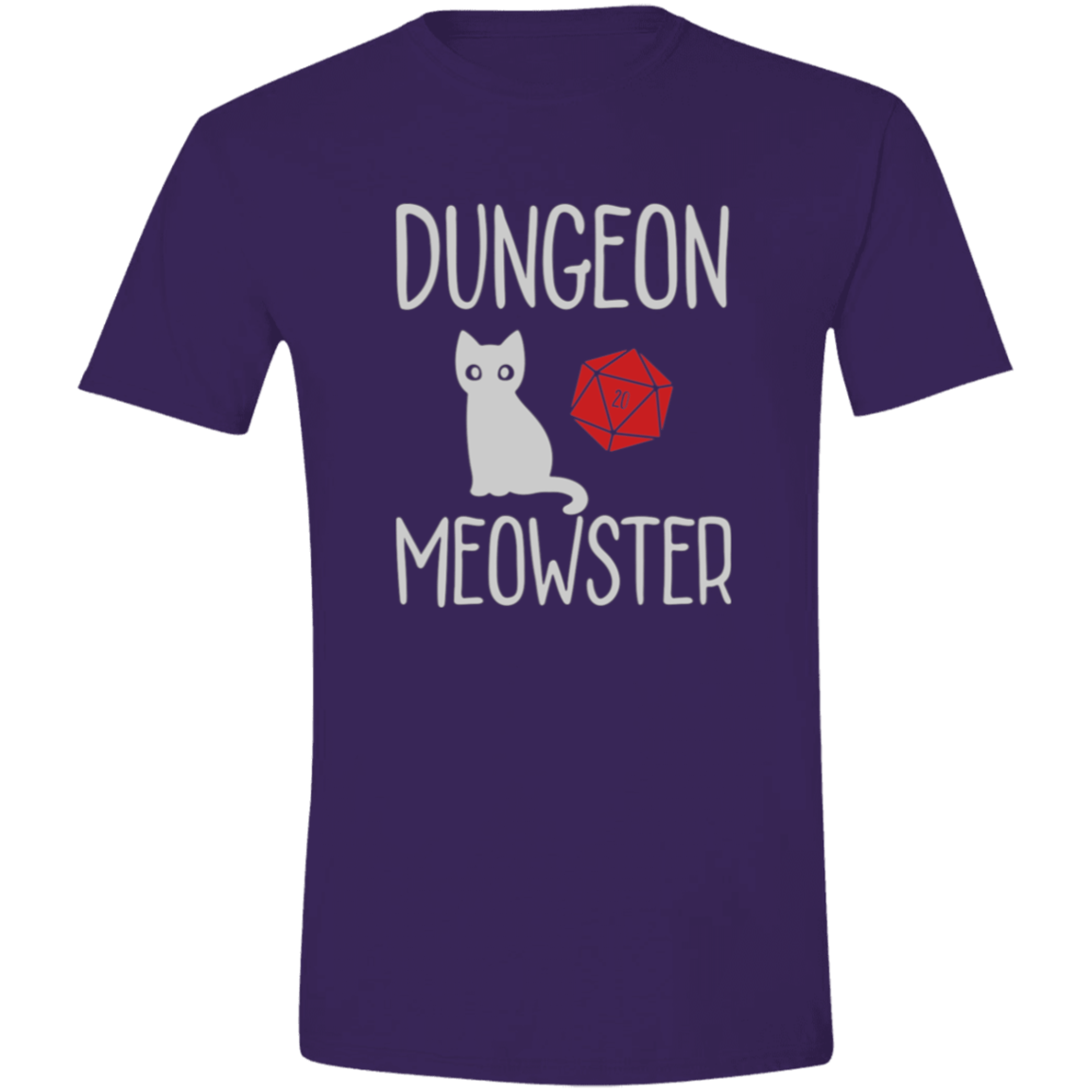Dungeon Meowster RPG Mens Softstyle Tee - Gifternaut