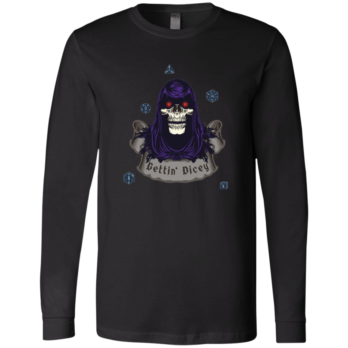 Gettin' Dicey Men's Long Sleeve Tee - Gifternaut