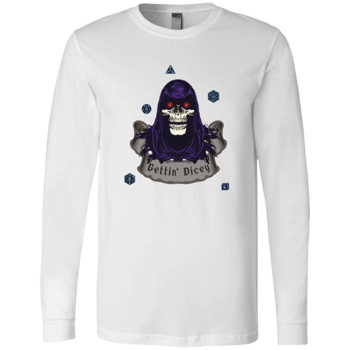 Gettin' Dicey Men's Long Sleeve Tee - Gifternaut