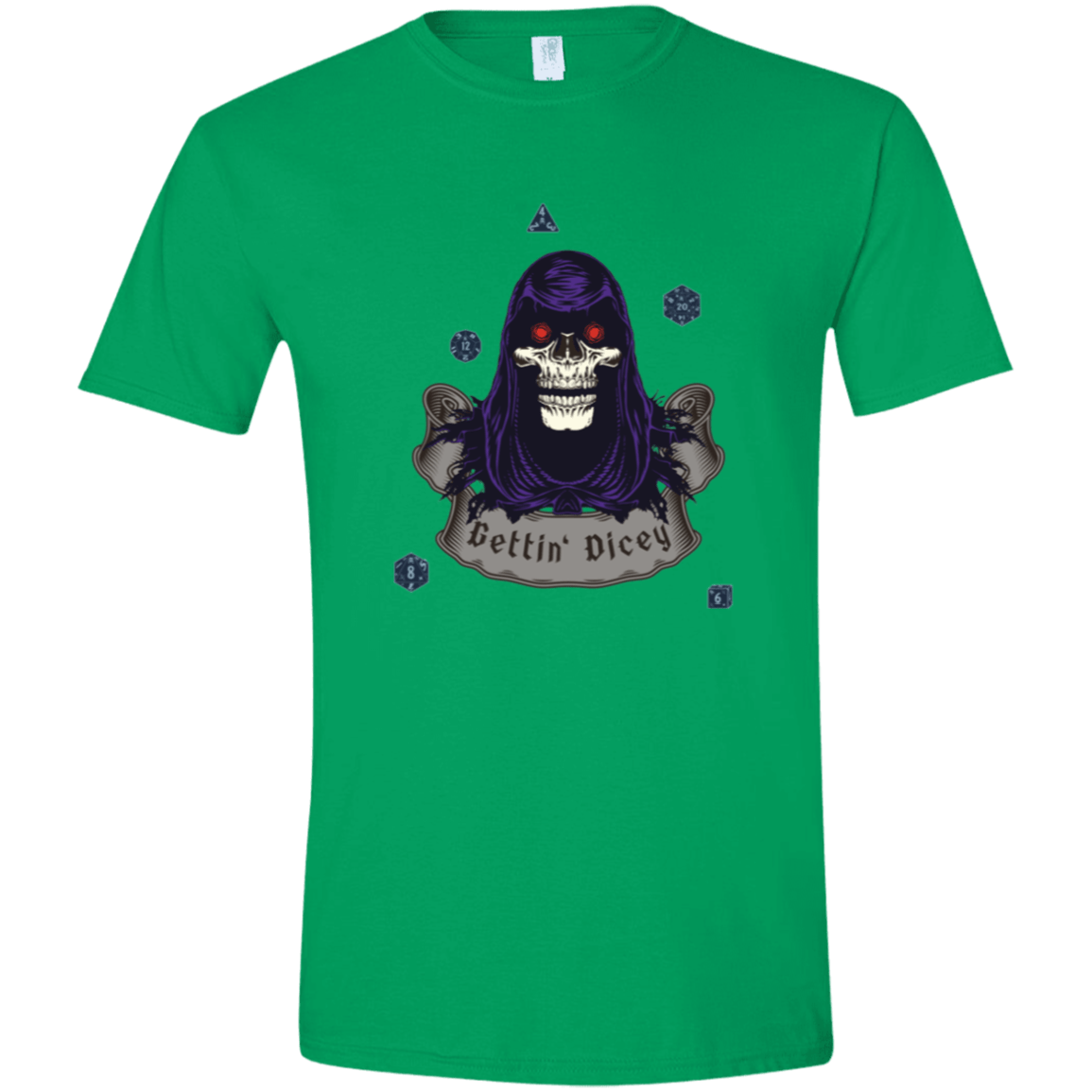 Gettin' Dicey Mens Softstyle Tee - Gifternaut