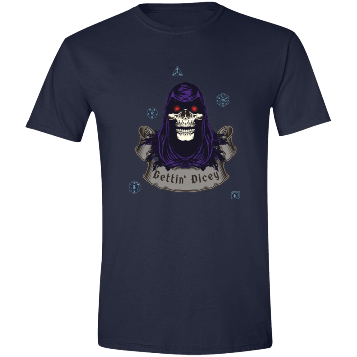 Gettin' Dicey Mens Softstyle Tee - Gifternaut