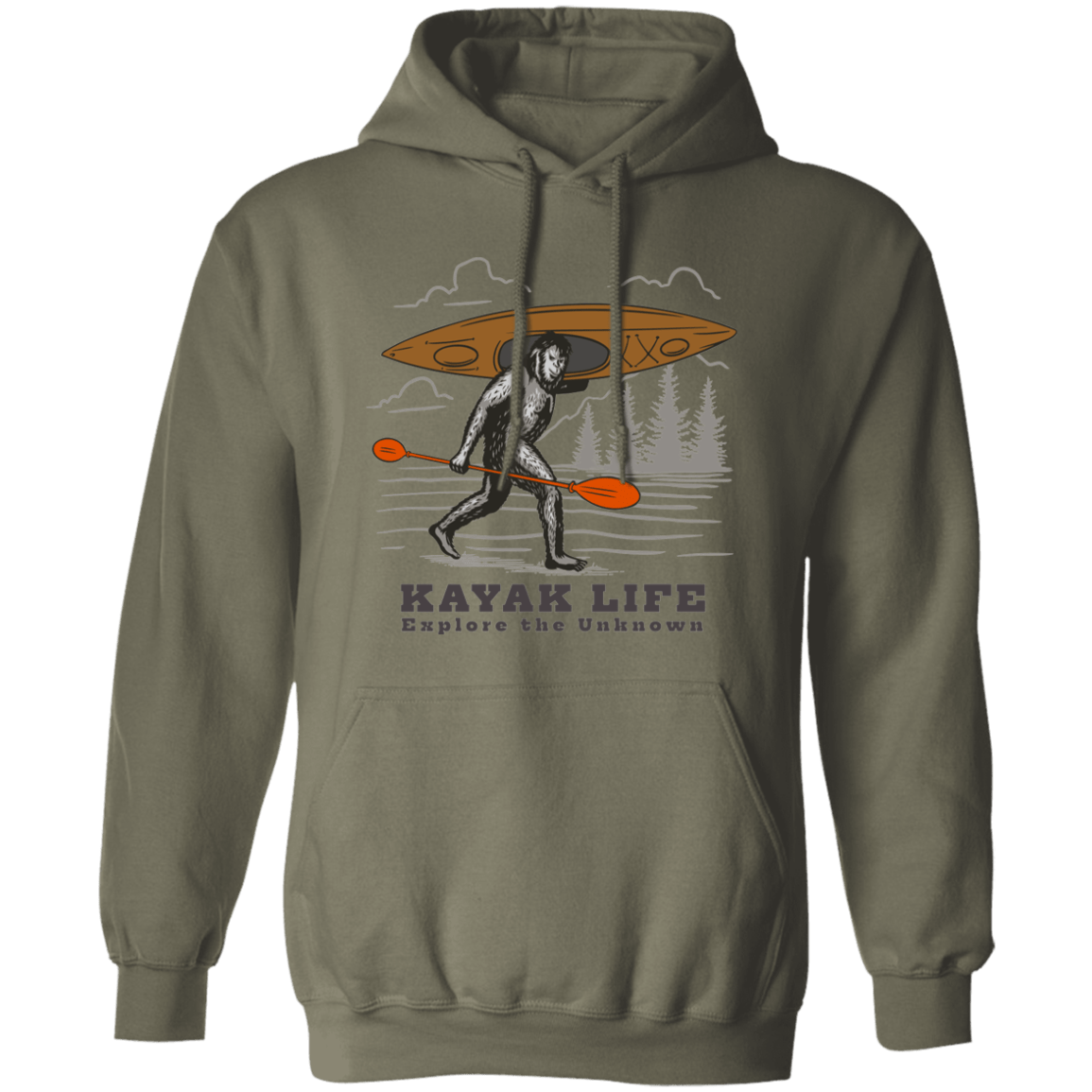 Kayak Life Pullover Hoodie - Gifternaut