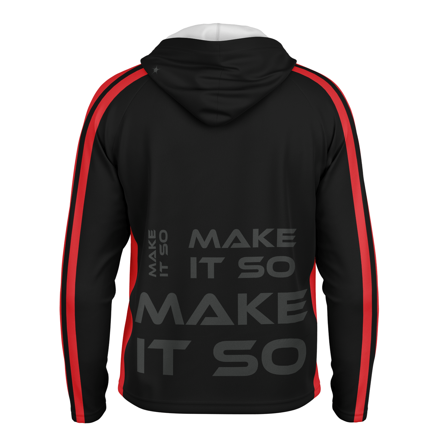 Make It So Men's Long Sleeve Hooded Performance Shirt - Gifternaut
