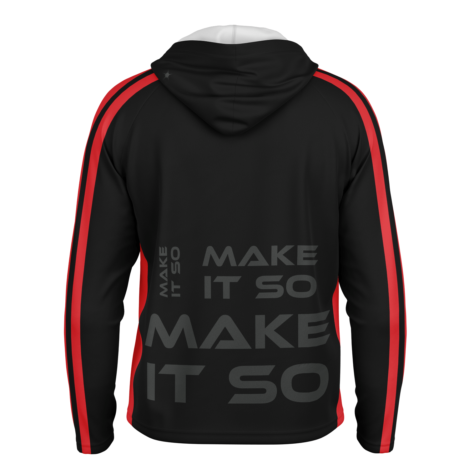 Make It So Men's Long Sleeve Hooded Performance Shirt - Gifternaut