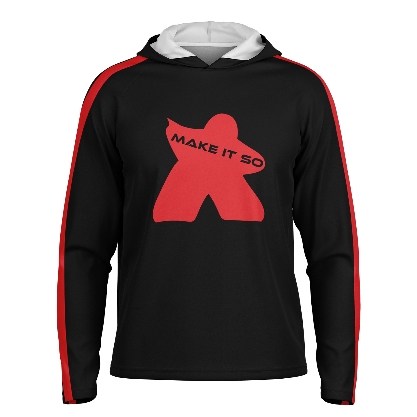 Make It So Men's Long Sleeve Hooded Performance Shirt - Gifternaut