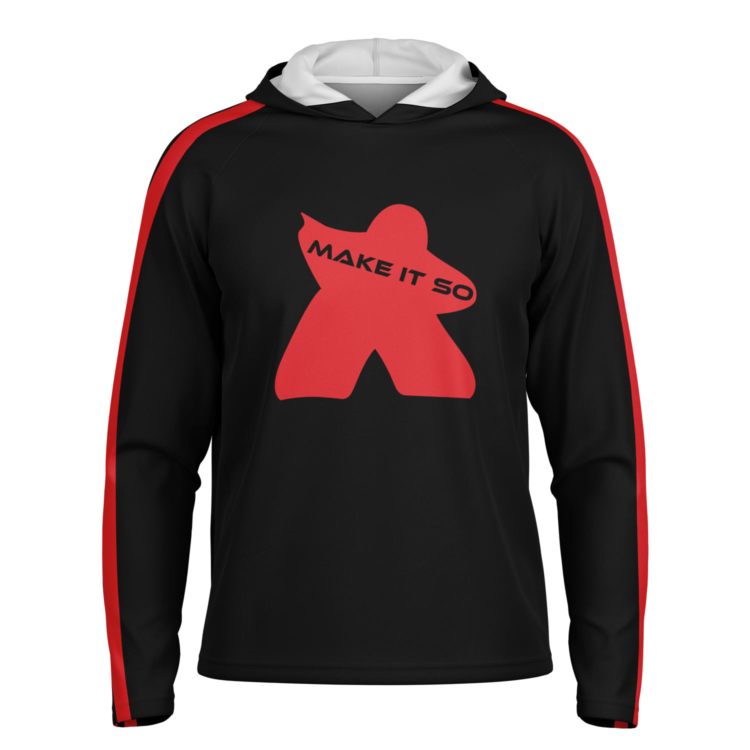 Make It So Men's Long Sleeve Hooded Performance Shirt - Gifternaut