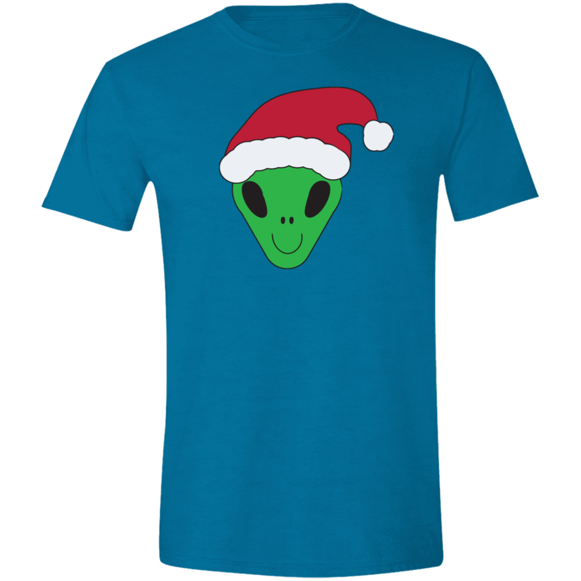 Santa Alien Mens Softstyle Tee - Gifternaut