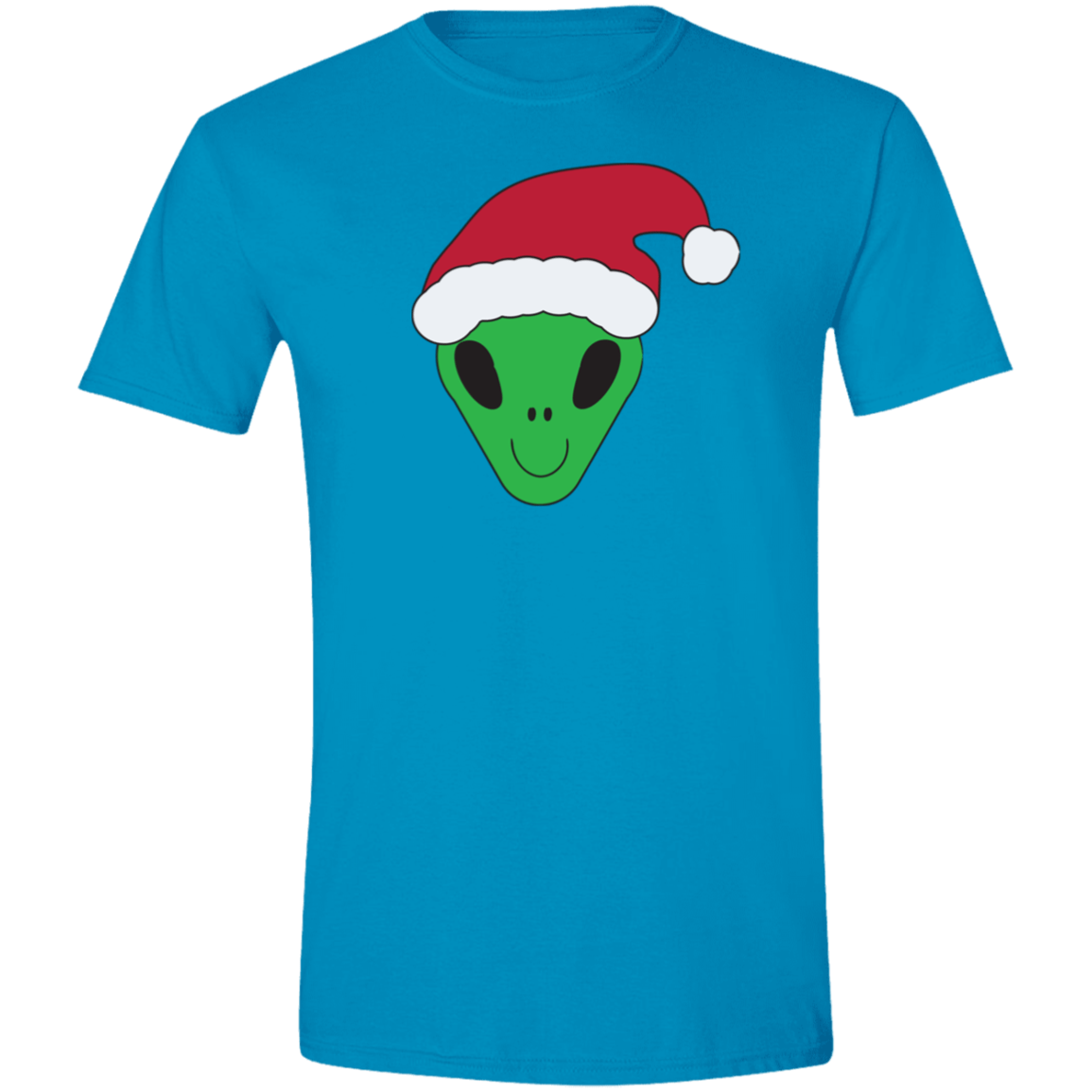 Santa Alien Mens Softstyle Tee - Gifternaut