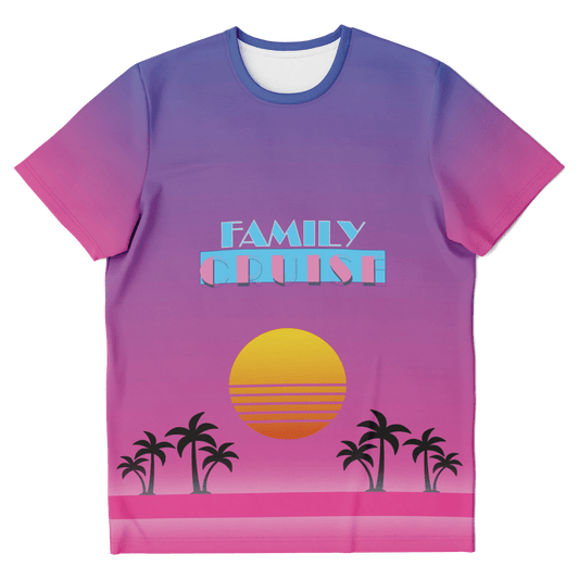 Family Cruise 80's Style Custom Tee - Gifternaut