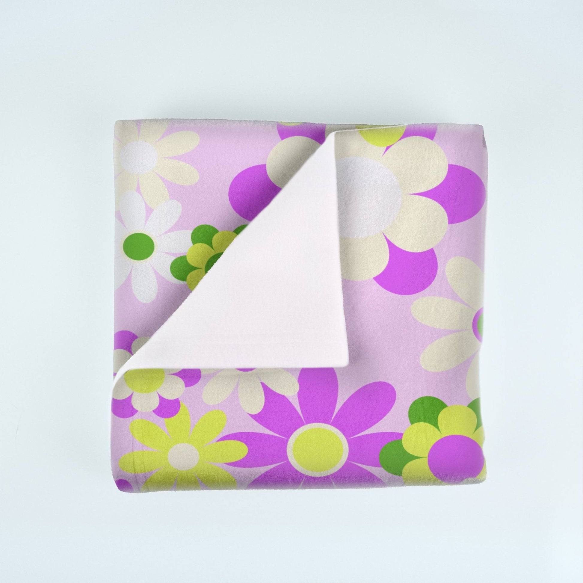 Pink & Green Soft Fleece Blanket 50x60 - Gifternaut