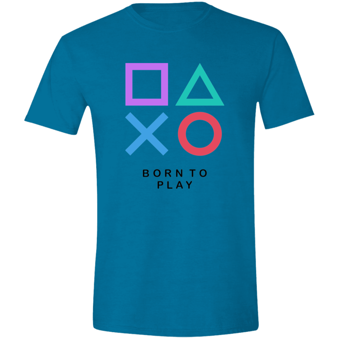 Born to Play Mens Softstyle Tee - Gifternaut