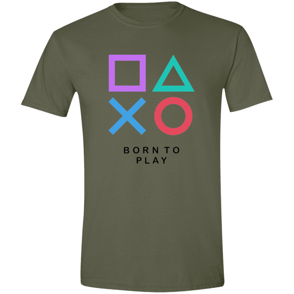 Born to Play Mens Softstyle Tee - Gifternaut