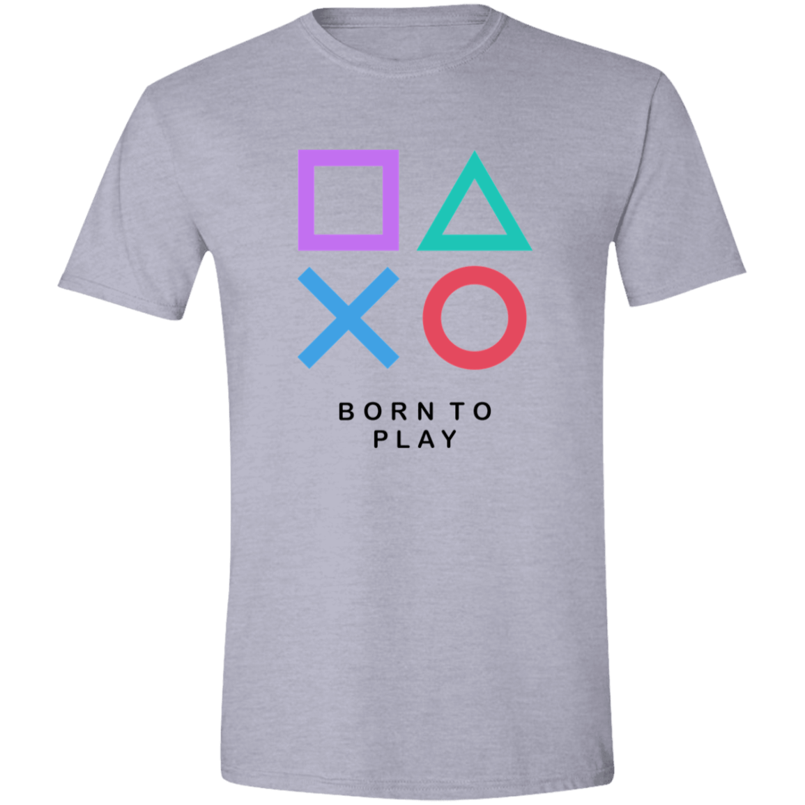 Born to Play Mens Softstyle Tee - Gifternaut