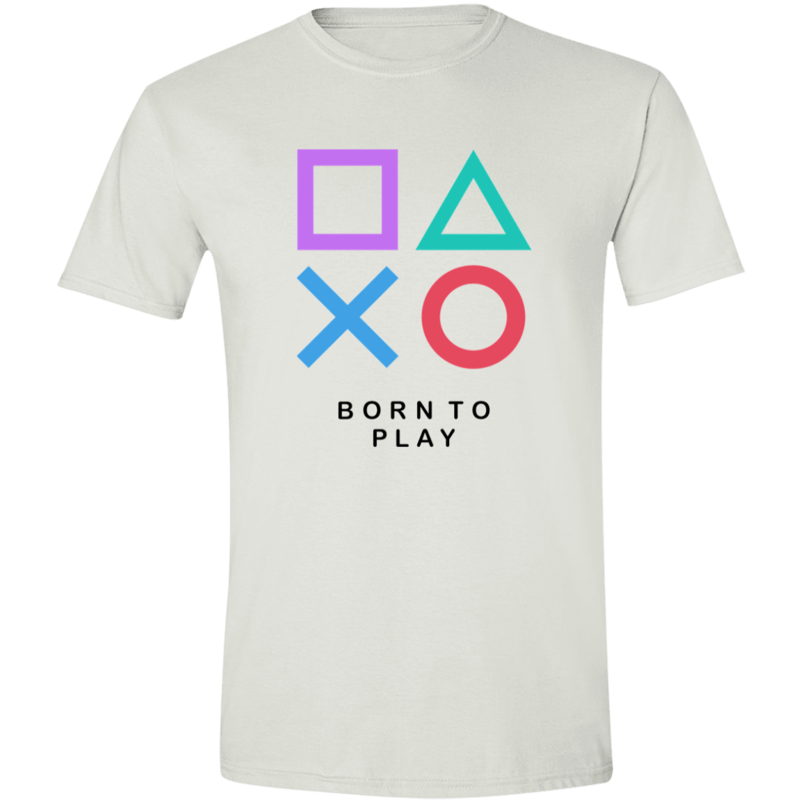 Born to Play Mens Softstyle Tee - Gifternaut