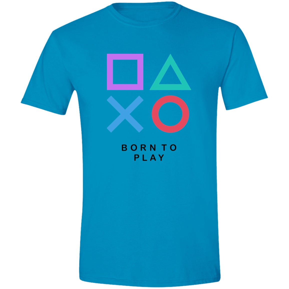 Born to Play Mens Softstyle Tee - Gifternaut
