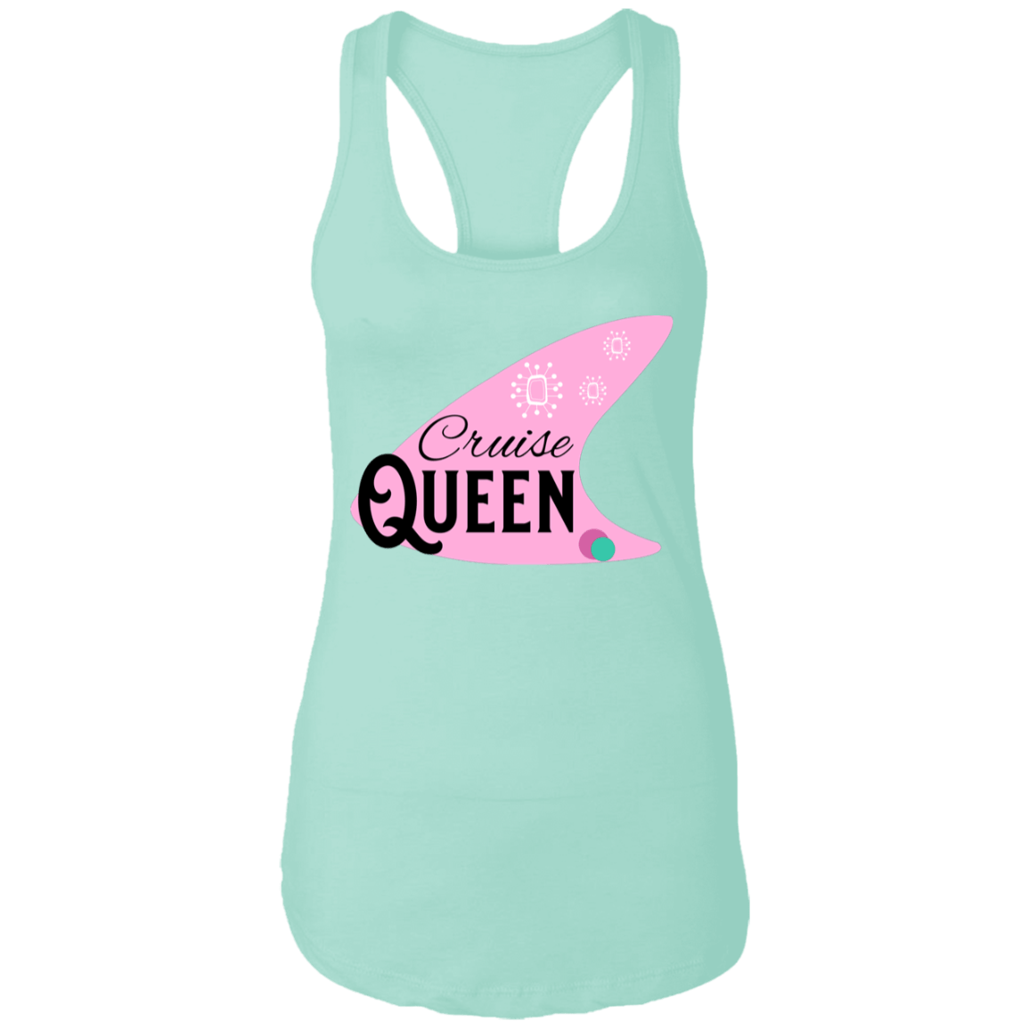 Cruise Queen Ladies Racerback Tank - Gifternaut