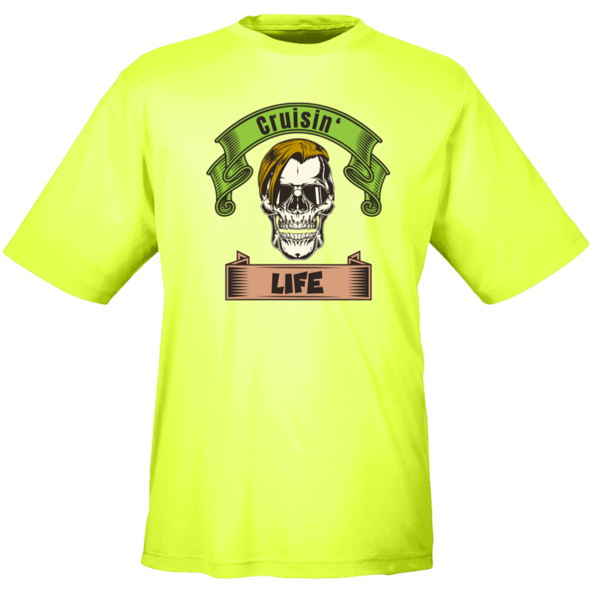 Cruisin' Life Skull Blond Hair Men's Tee - Gifternaut