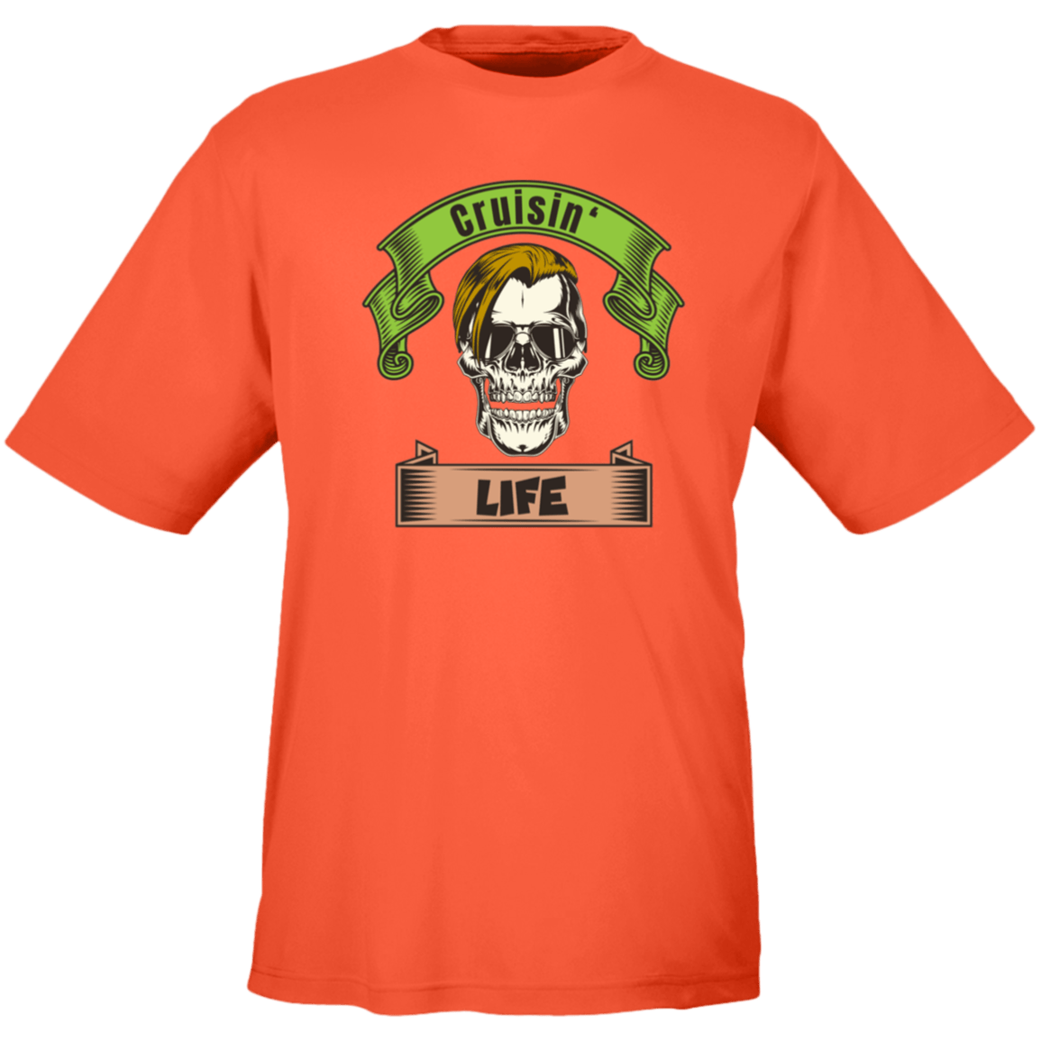 Cruisin' Life Skull Blond Hair Men's Tee - Gifternaut