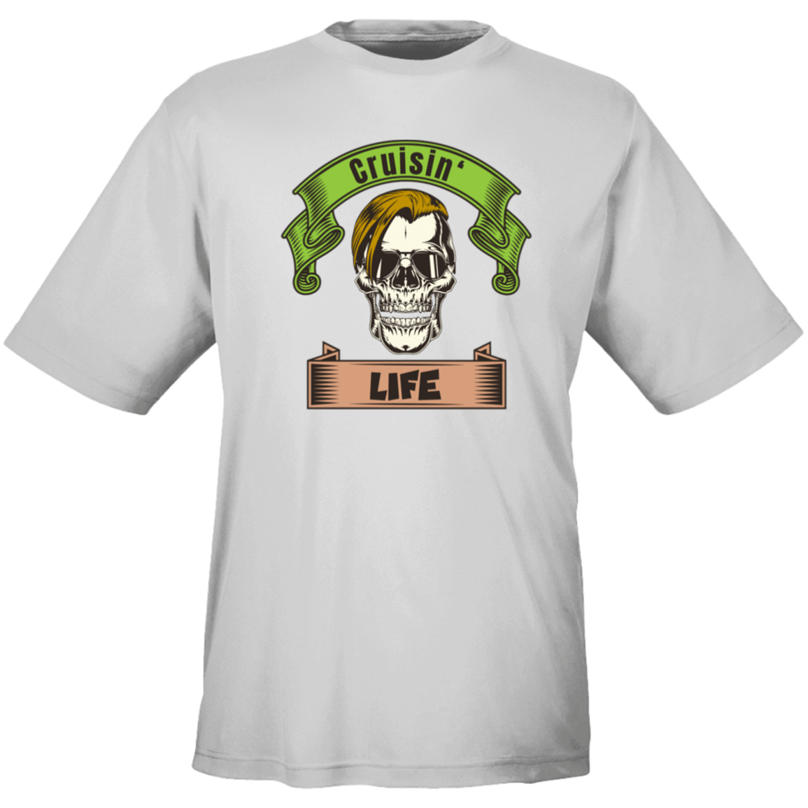 Cruisin' Life Skull Blond Hair Men's Tee - Gifternaut