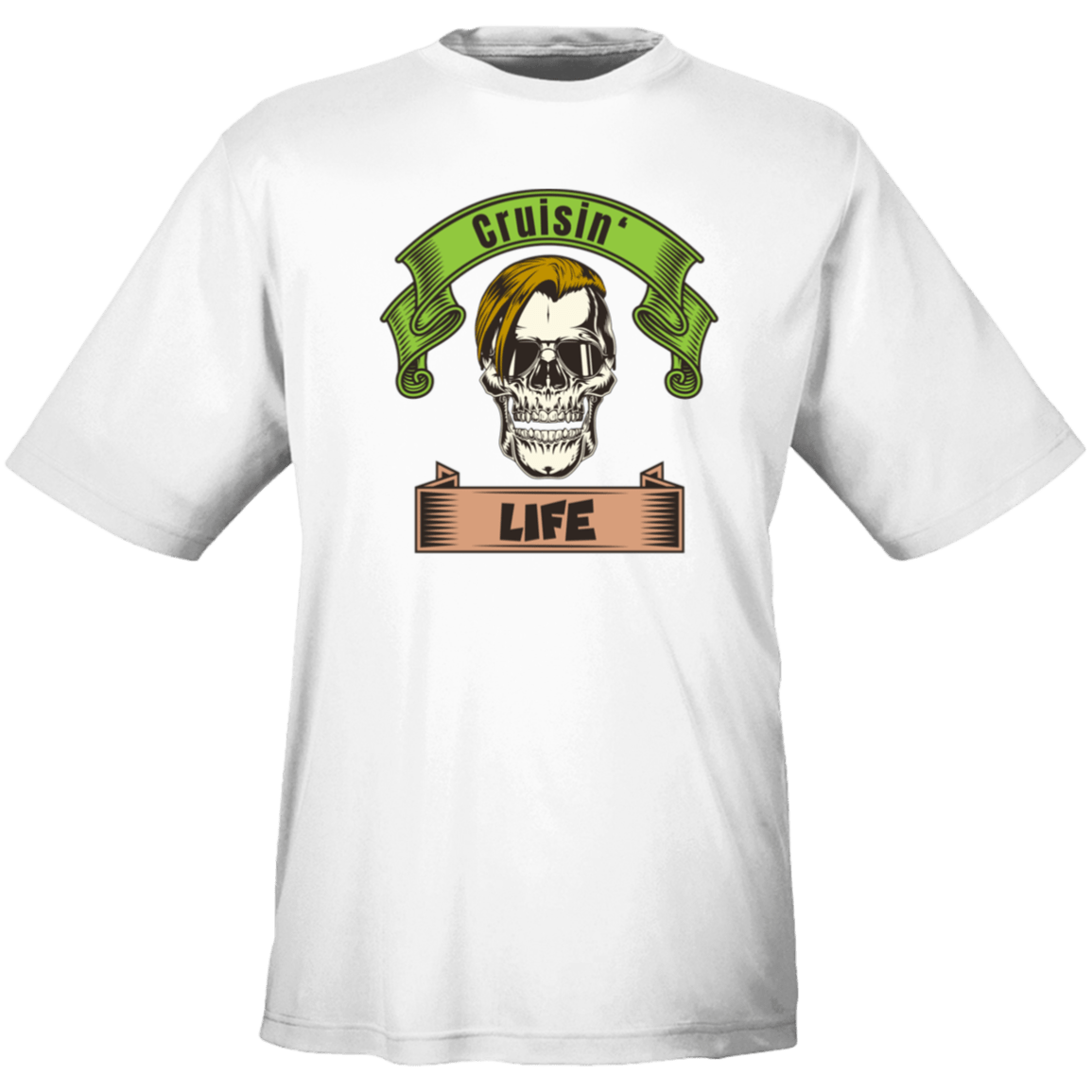 Cruisin' Life Skull Blond Hair Men's Tee - Gifternaut