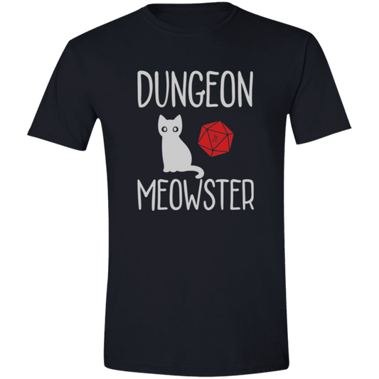 Dungeon Meowster RPG Mens Softstyle Tee - Gifternaut