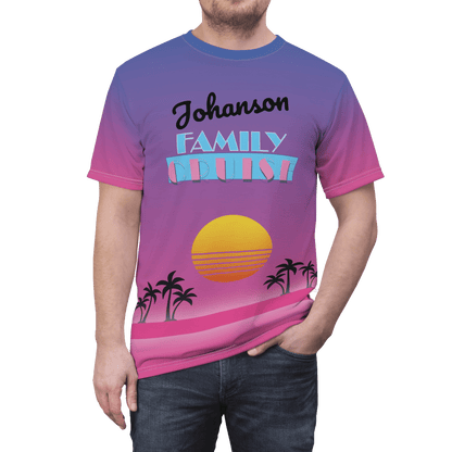 Family Cruise 80's Style Custom Unisex Tee - Gifternaut