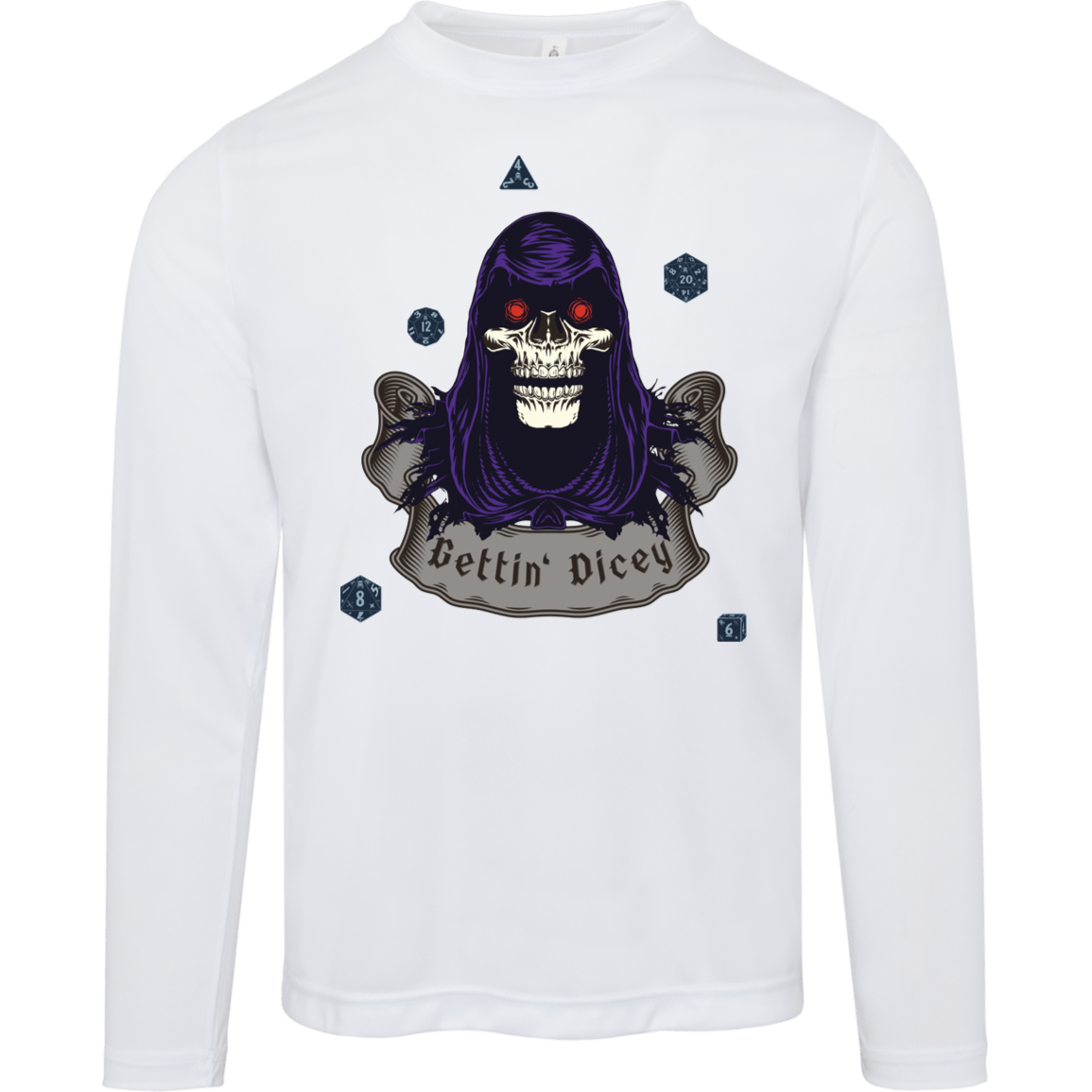 Gettin' Dicey Men's Long Sleeve Tee - Gifternaut