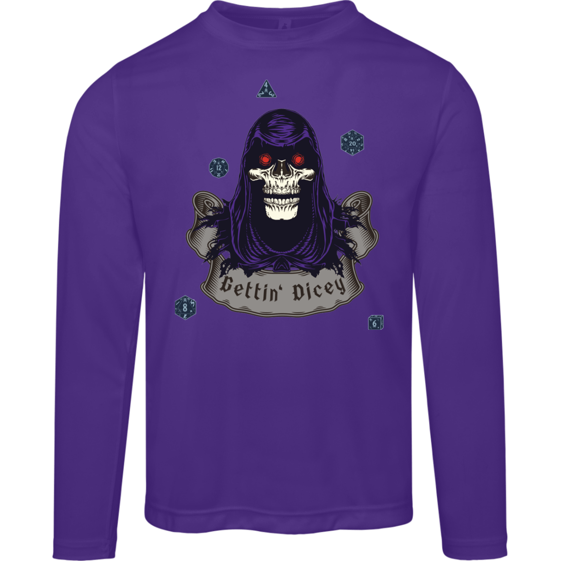 Gettin' Dicey Men's Long Sleeve Tee - Gifternaut