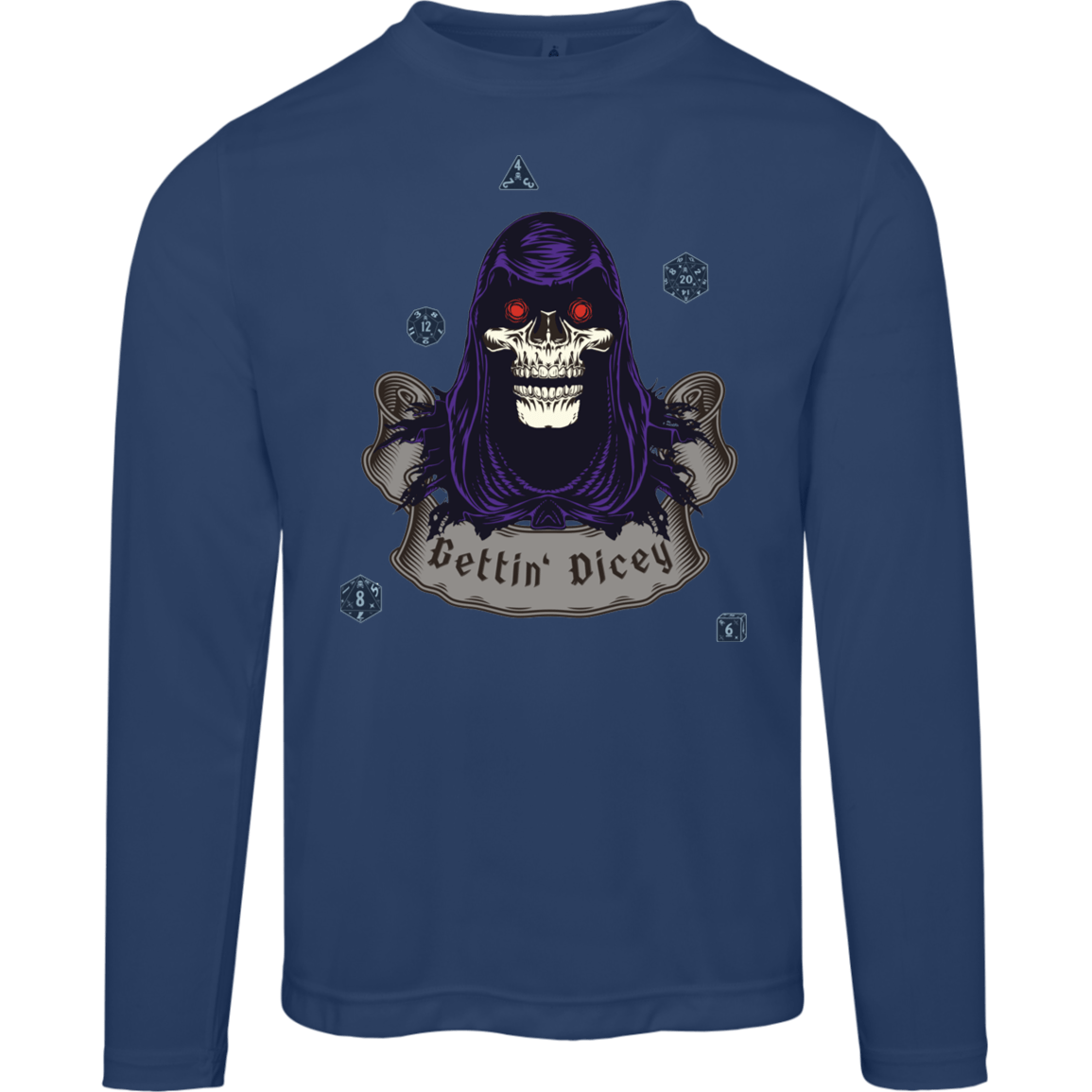 Gettin' Dicey Men's Long Sleeve Tee - Gifternaut