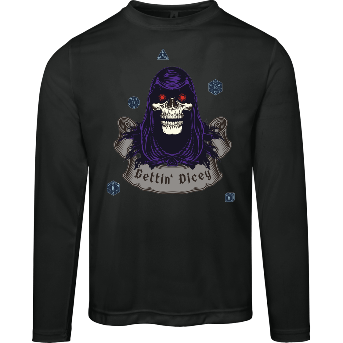 Gettin' Dicey Men's Long Sleeve Tee - Gifternaut