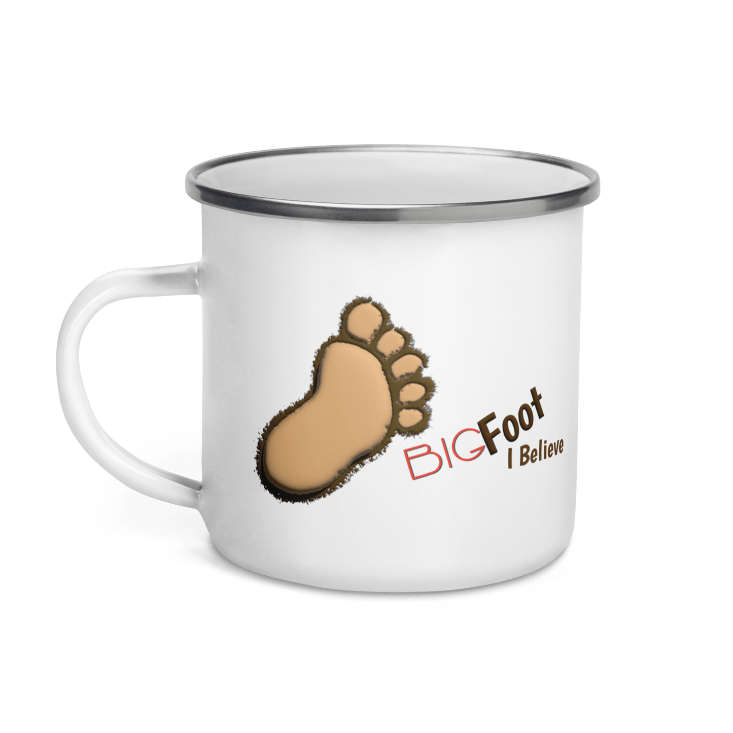 I Believe Big Foot 12 oz Camping Mug - Gifternaut