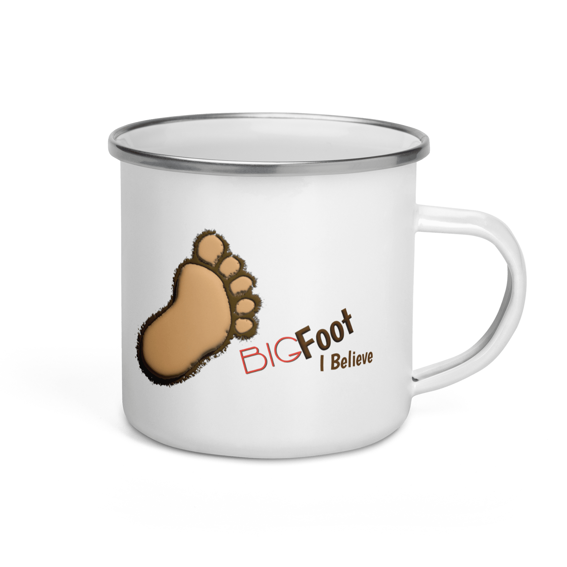 I Believe Big Foot 12 oz Camping Mug - Gifternaut