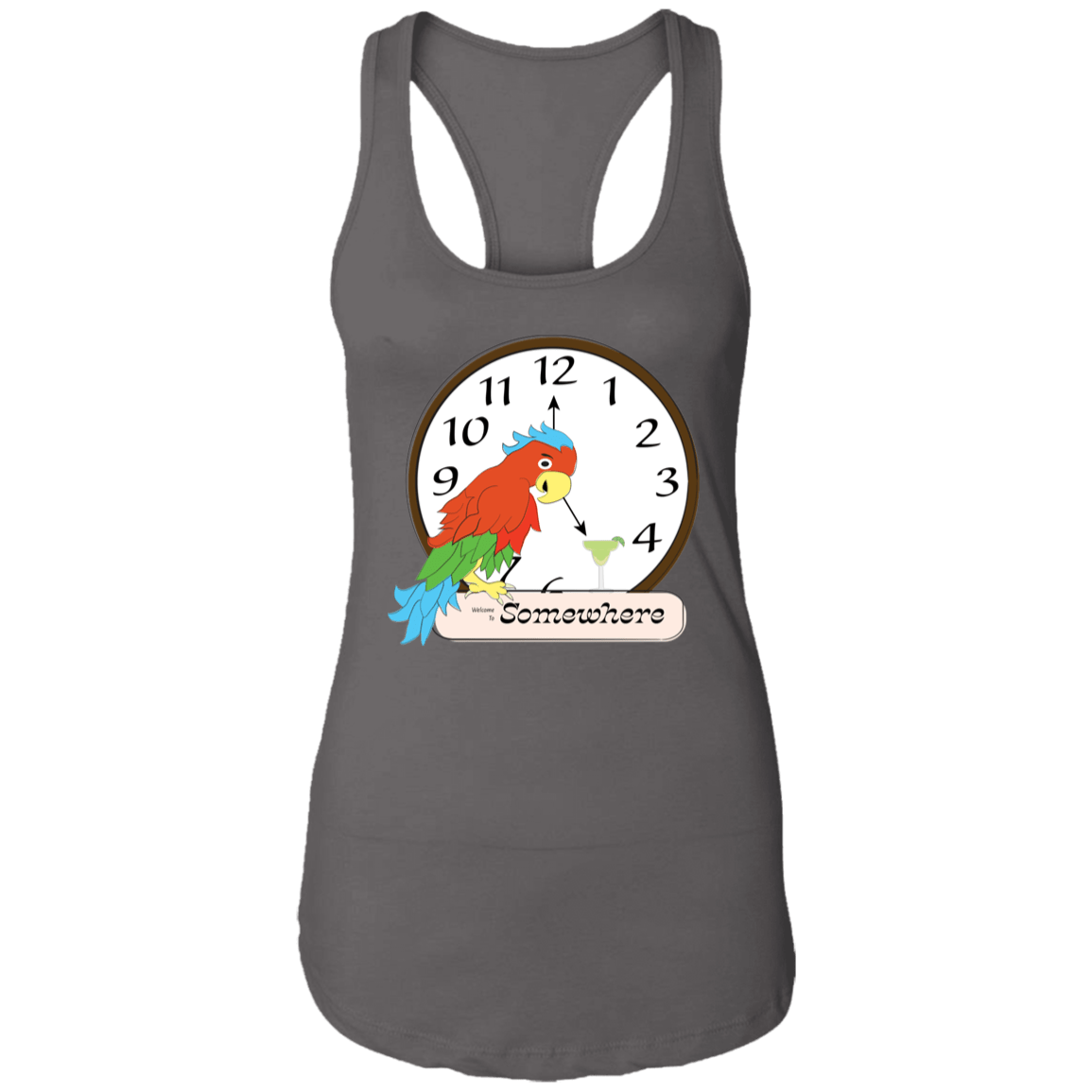 It's 5pm Ladies Racerback Tank - Gifternaut