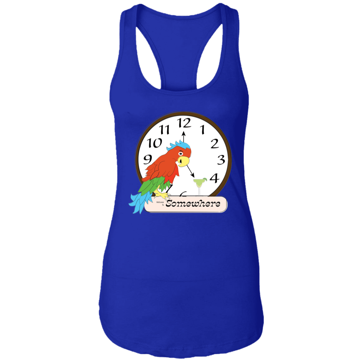 It's 5pm Ladies Racerback Tank - Gifternaut