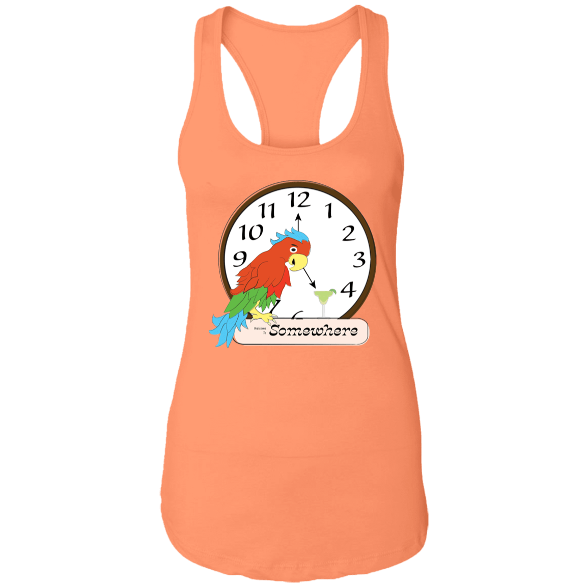 It's 5pm Ladies Racerback Tank - Gifternaut