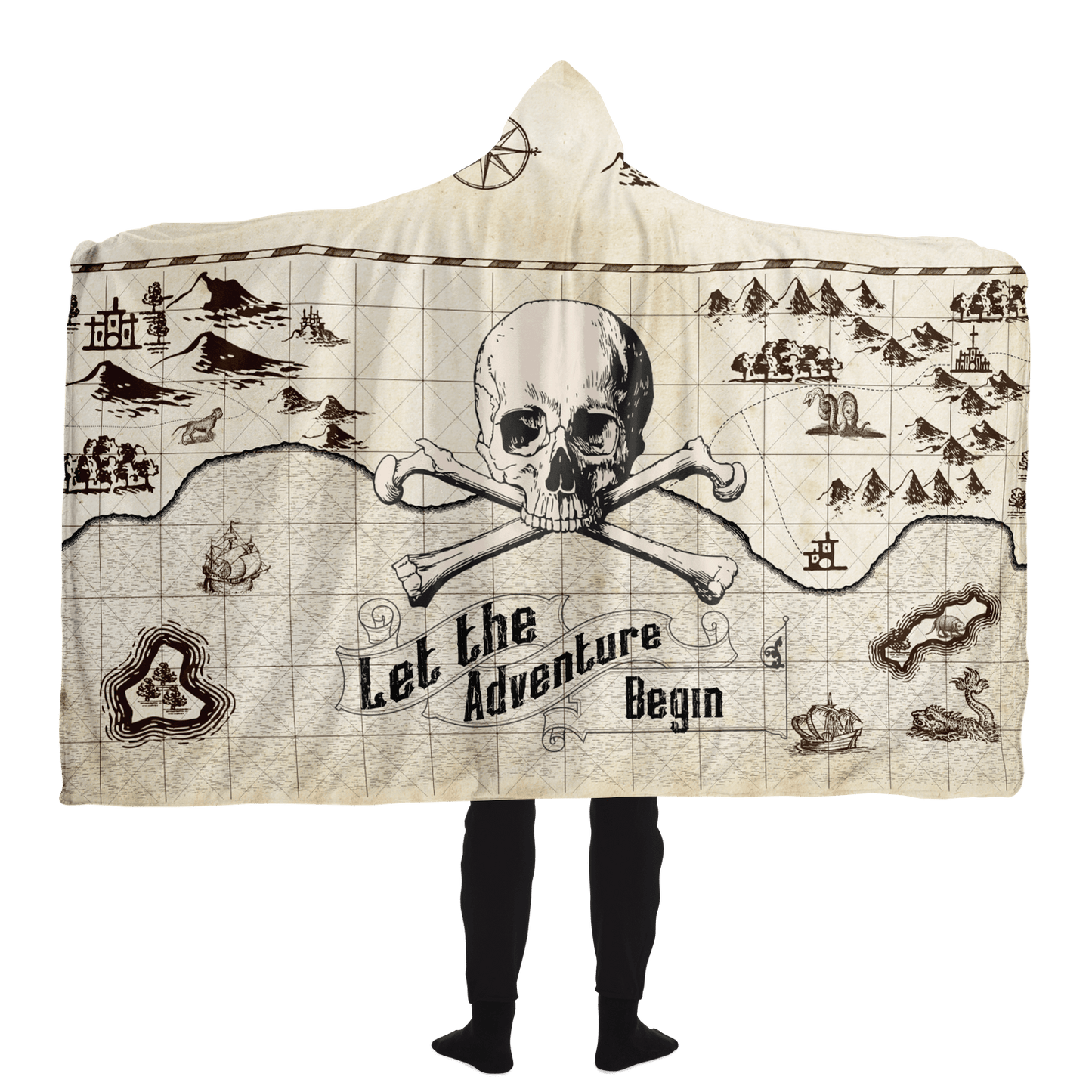 Let the Adventure Begin Hooded Blanket - Gifternaut