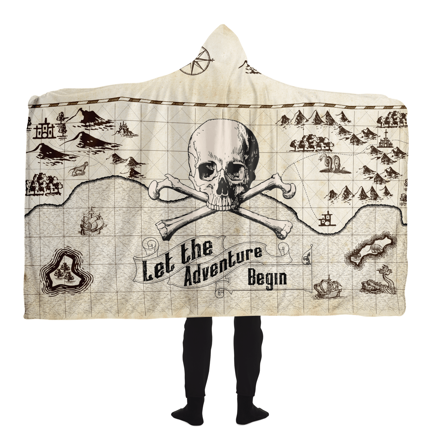 Let the Adventure Begin Hooded Blanket - Gifternaut