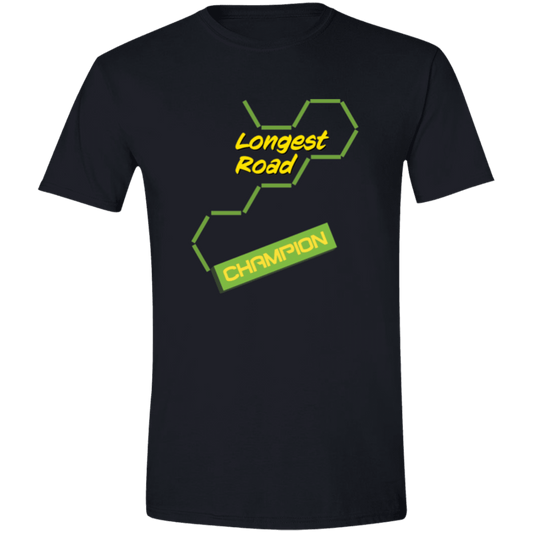 Longest Road Green Mens Softstyle Tee - Gifternaut