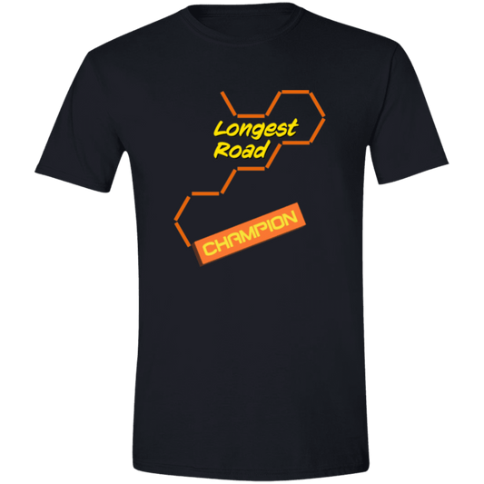 Longest Road Orange Mens Softstyle Tee - Gifternaut