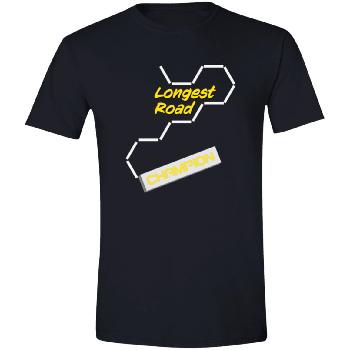 Longest Road White Mens Softstyle Tee - Gifternaut