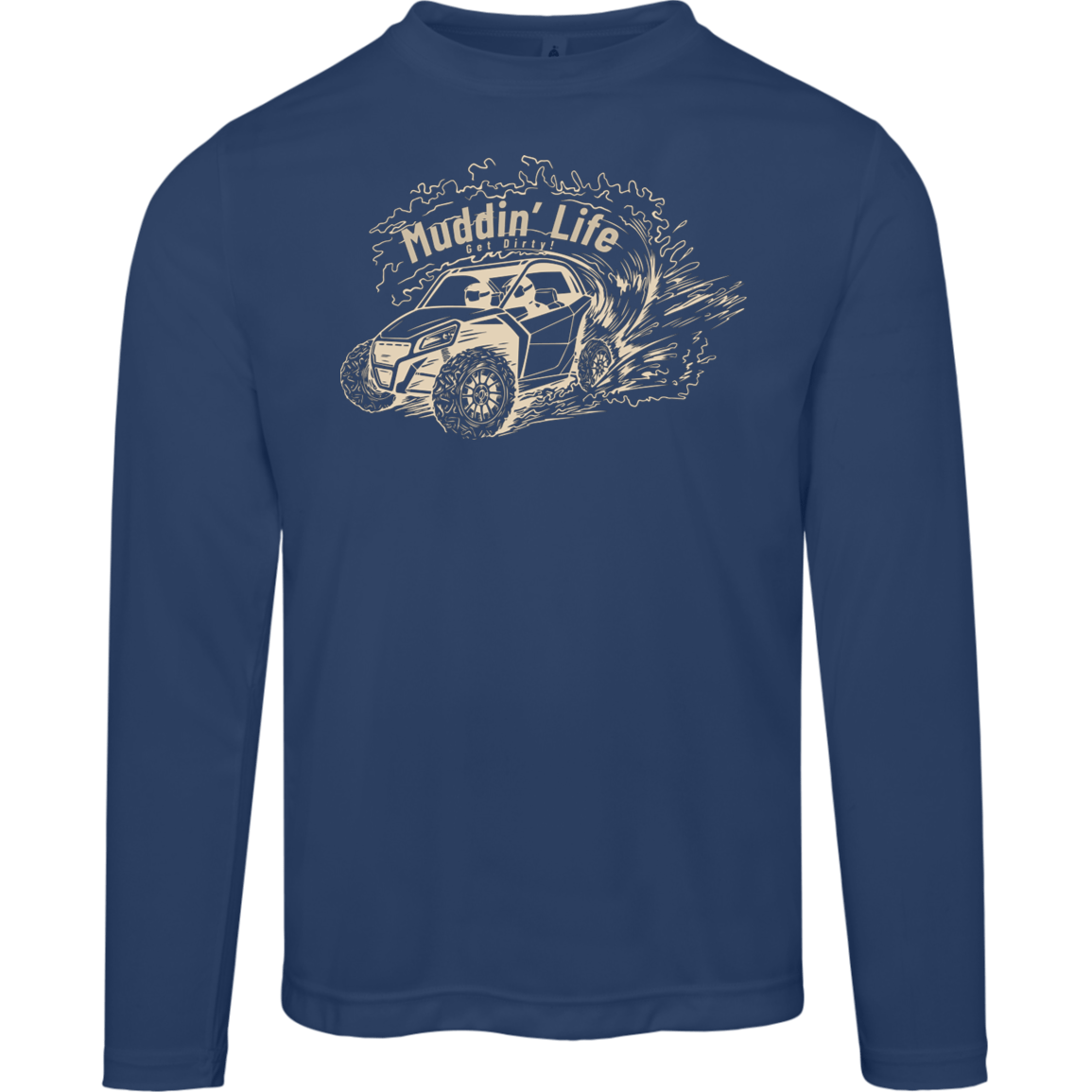 Muddin' Life Men's Long Sleeve Tee - Gifternaut