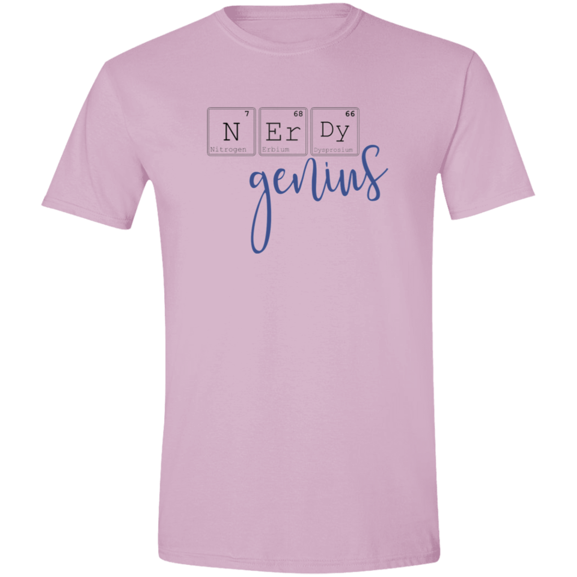 Nerdy Genius Mens Softstyle Tee - Gifternaut