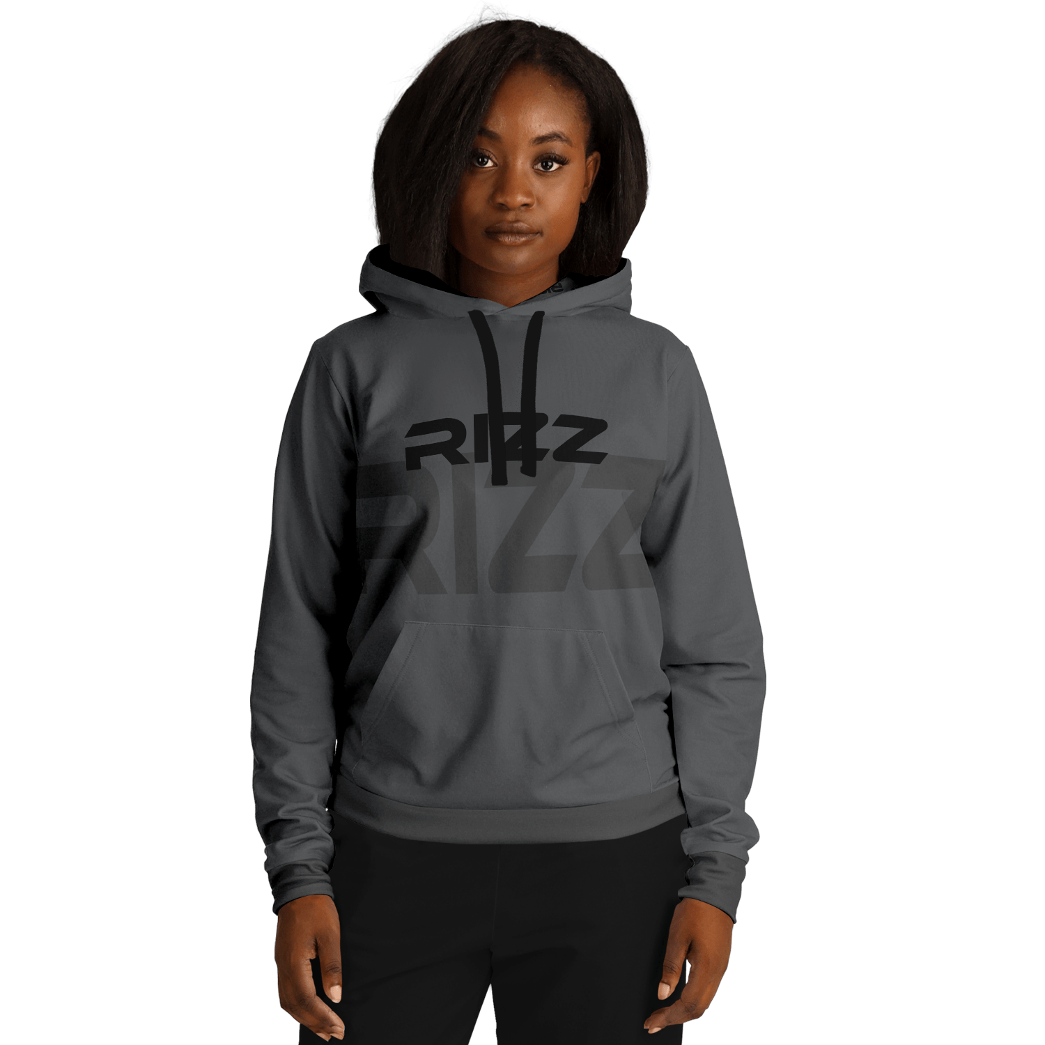 Rizz Subtle Gray Fashion Hoodie - Gifternaut