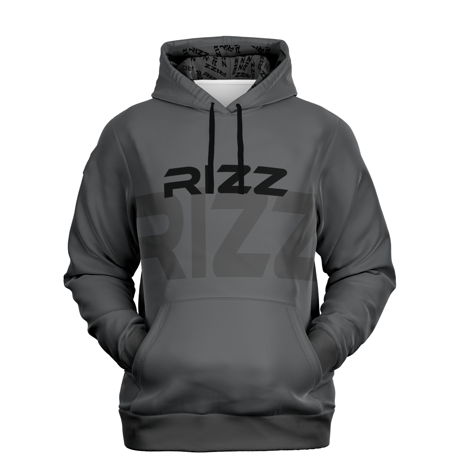 Rizz Subtle Gray Fashion Hoodie - Gifternaut