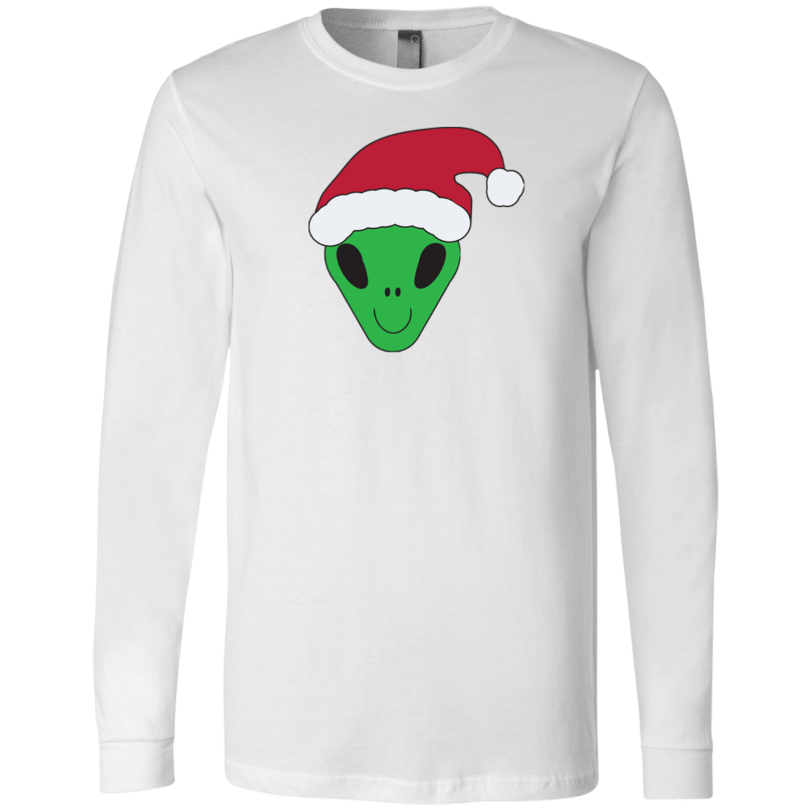 Santa Alien Men's Long Sleeve Tee - Gifternaut