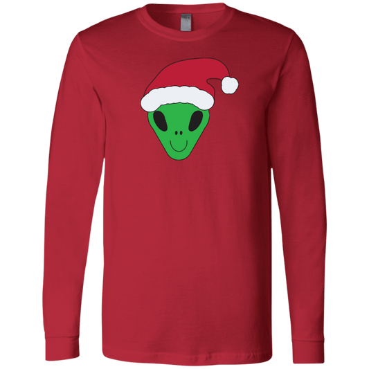 Santa Alien Men's Long Sleeve Tee - Gifternaut