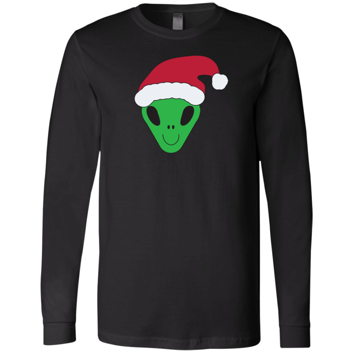 Santa Alien Men's Long Sleeve Tee - Gifternaut
