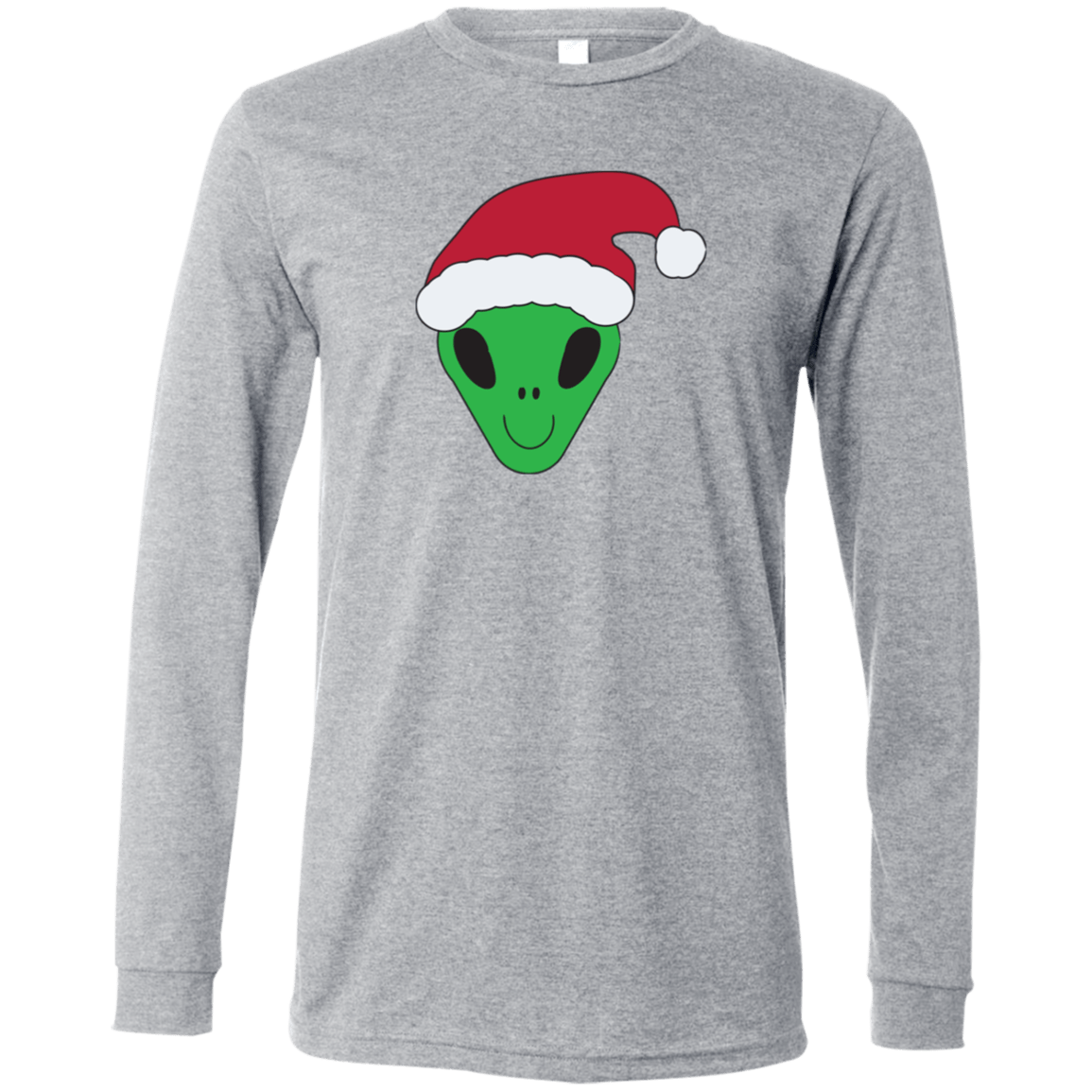 Santa Alien Men's Long Sleeve Tee - Gifternaut